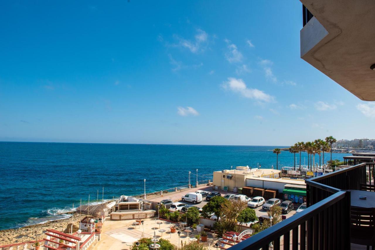 Islet Promenade Seafront 1 Bedroom Apartment With Sea View Balcony By Getawaysmalta St. Paul's Bay Esterno foto
