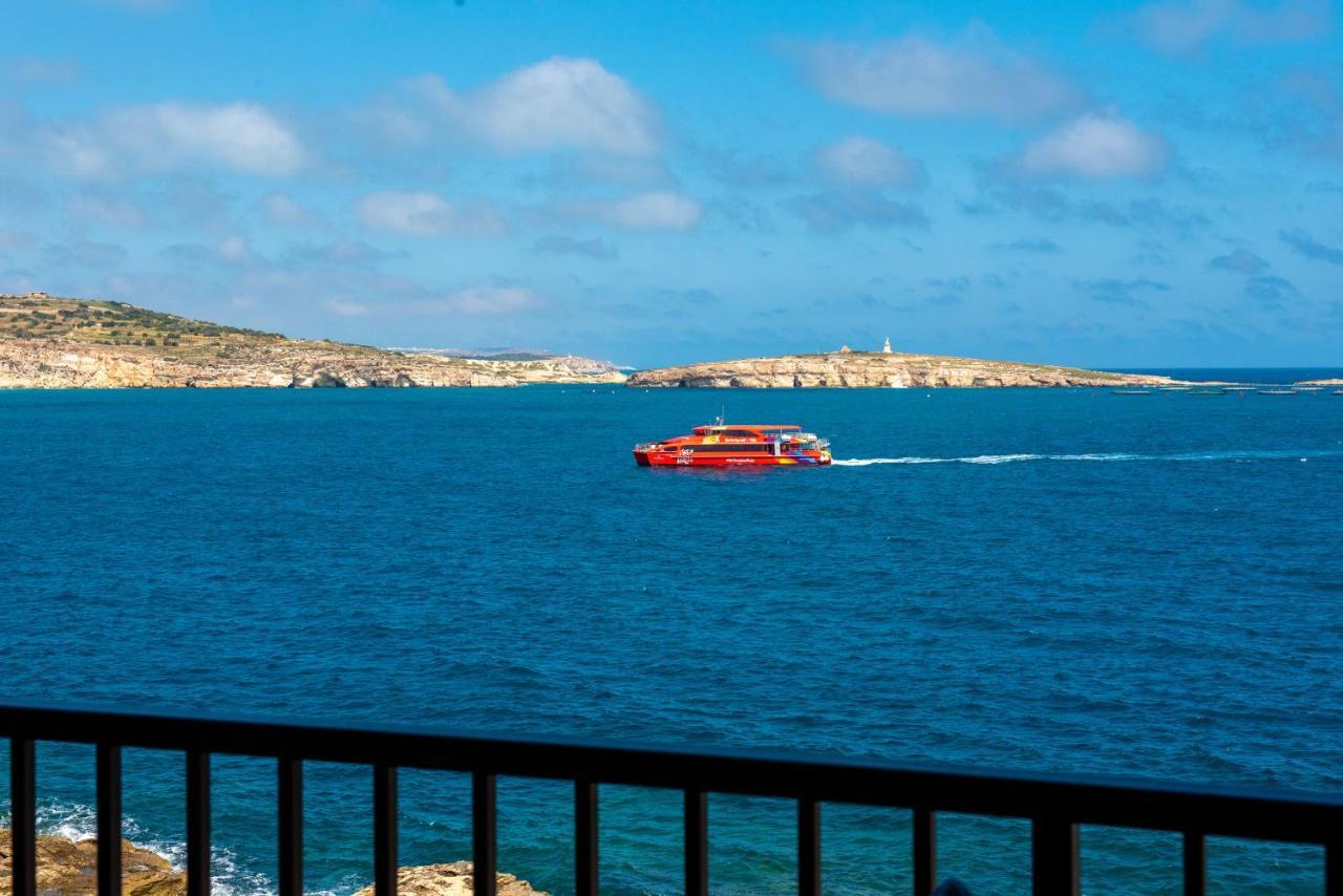 Islet Promenade Seafront 1 Bedroom Apartment With Sea View Balcony By Getawaysmalta St. Paul's Bay Esterno foto