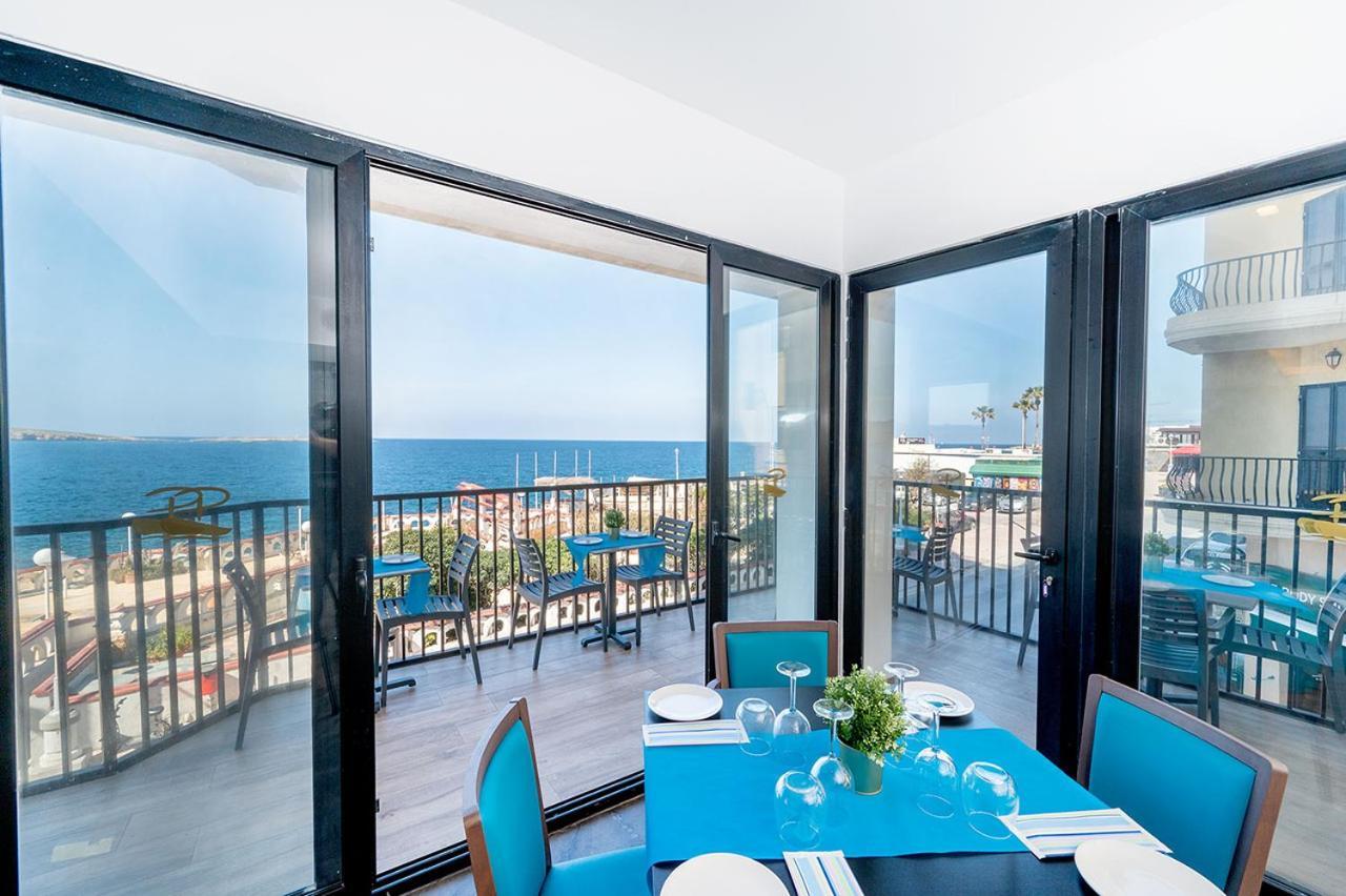 Islet Promenade Seafront 1 Bedroom Apartment With Sea View Balcony By Getawaysmalta St. Paul's Bay Esterno foto